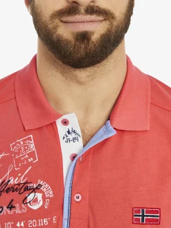 Jan Vanderstorm Herren Poloshirt - JANO in orange