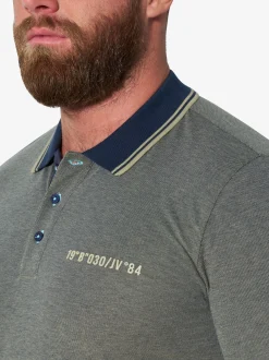 Jan Vanderstorm Herren Poloshirt - MUNAR in schlamm