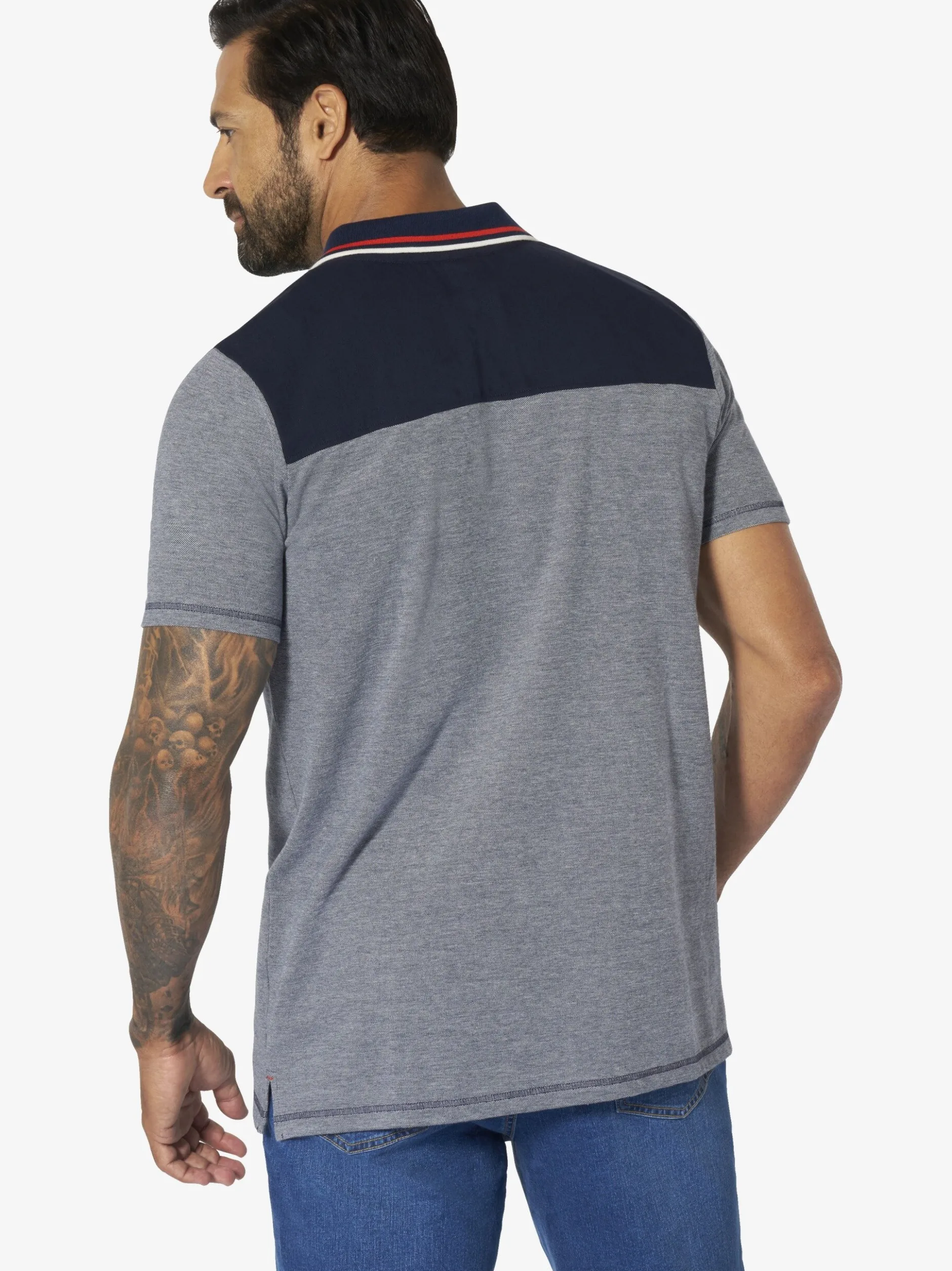 Jan Vanderstorm Herren Poloshirt - NOLTTI in blau