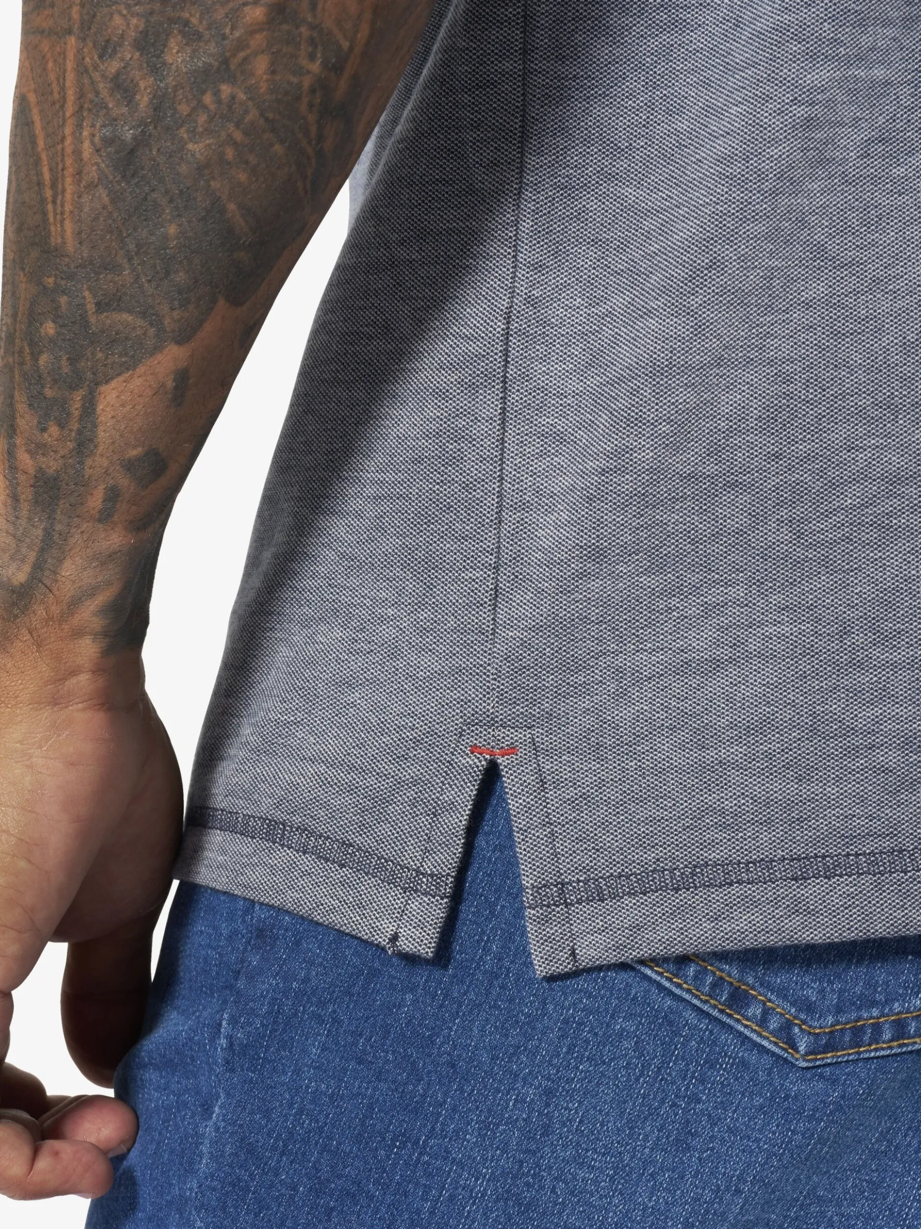 Jan Vanderstorm Herren Poloshirt - NOLTTI in blau