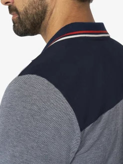 Jan Vanderstorm Herren Poloshirt - NOLTTI in blau