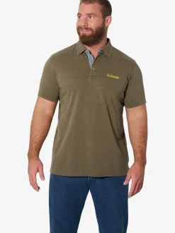 Jan Vanderstorm Herren Poloshirt - SEEVE in oliv