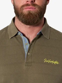 Jan Vanderstorm Herren Poloshirt - SEEVE in oliv