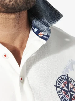Jan Vanderstorm Herren Poloshirt - TORGUND in vanille