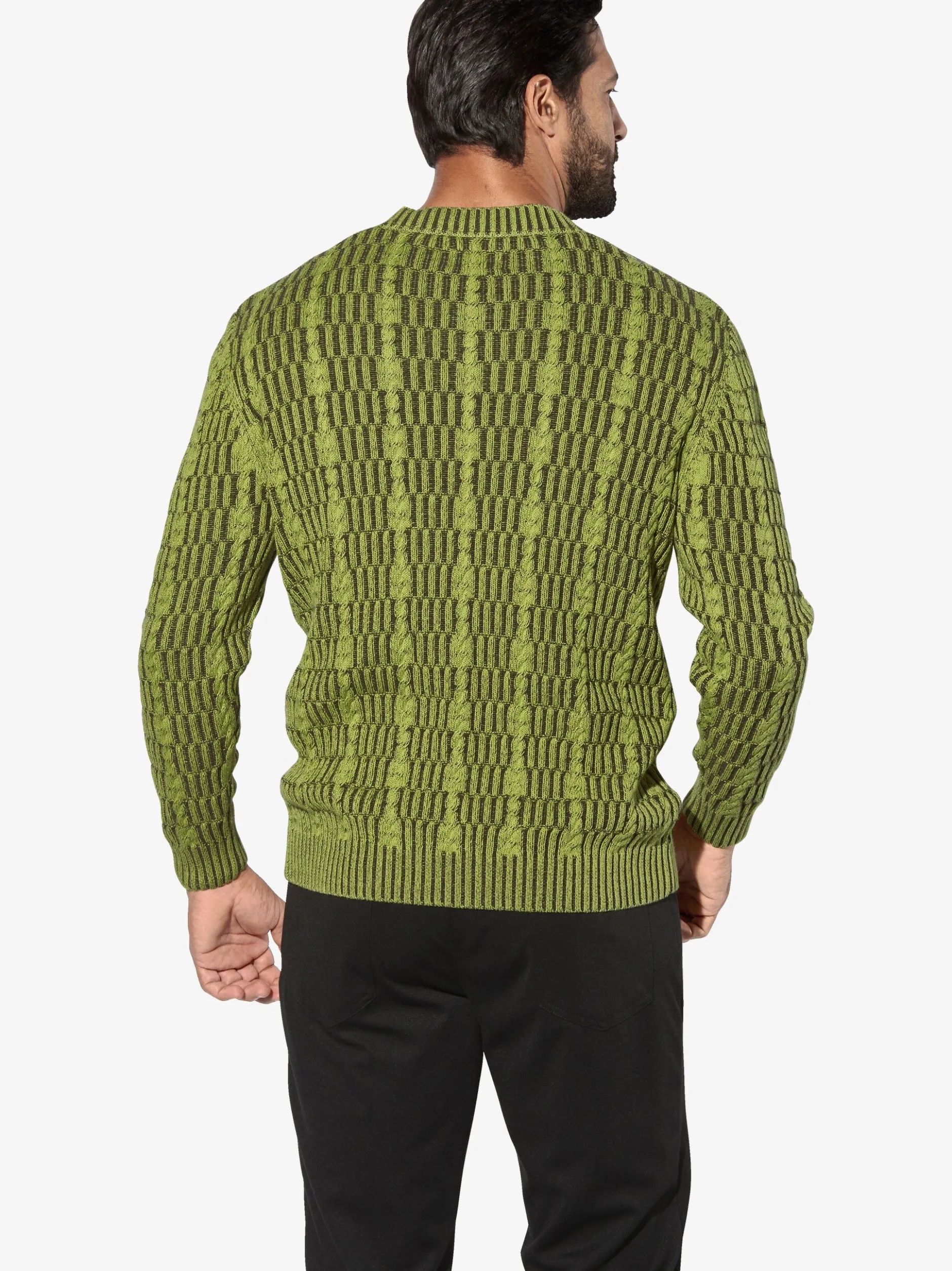 Jan Vanderstorm Herren Pullover - AKSELHEIM in grün