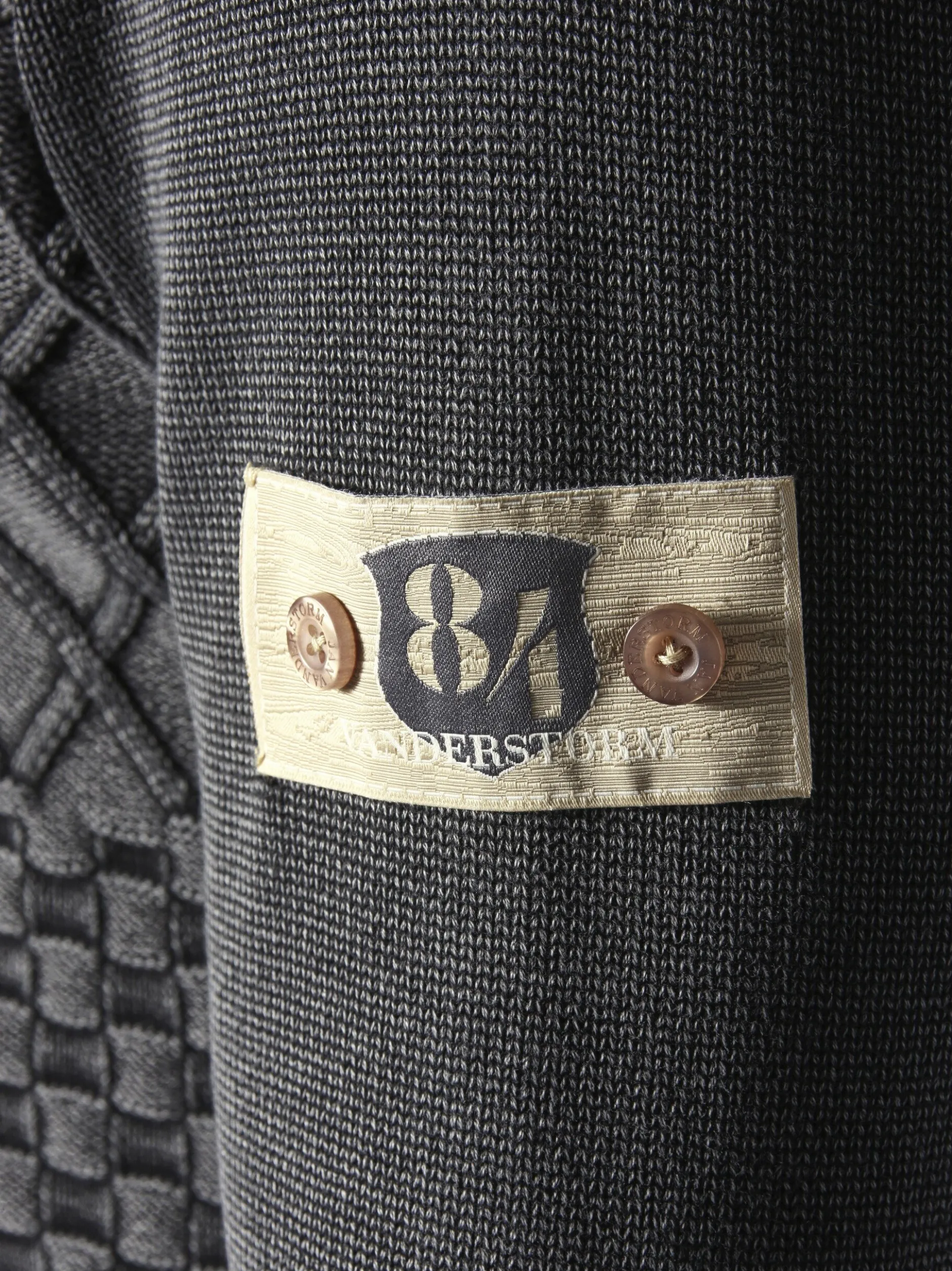 Jan Vanderstorm Herren Pullover - RABBE in schwarz