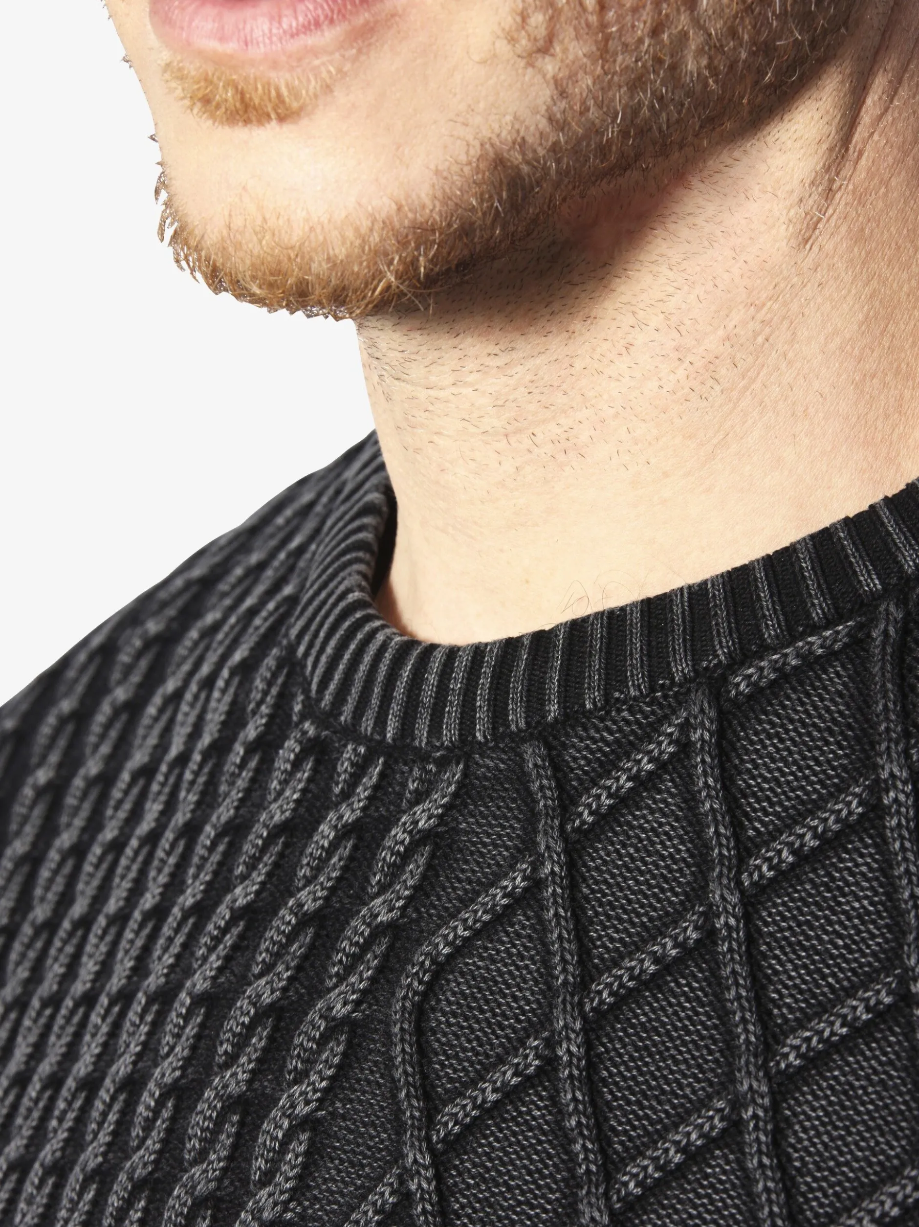 Jan Vanderstorm Herren Pullover - RABBE in schwarz