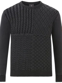 Jan Vanderstorm Herren Pullover - RABBE in schwarz