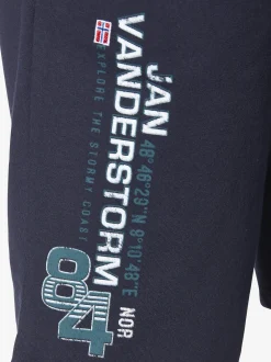 Jan Vanderstorm Herren Sweatbermuda - PERMARSEN in blau