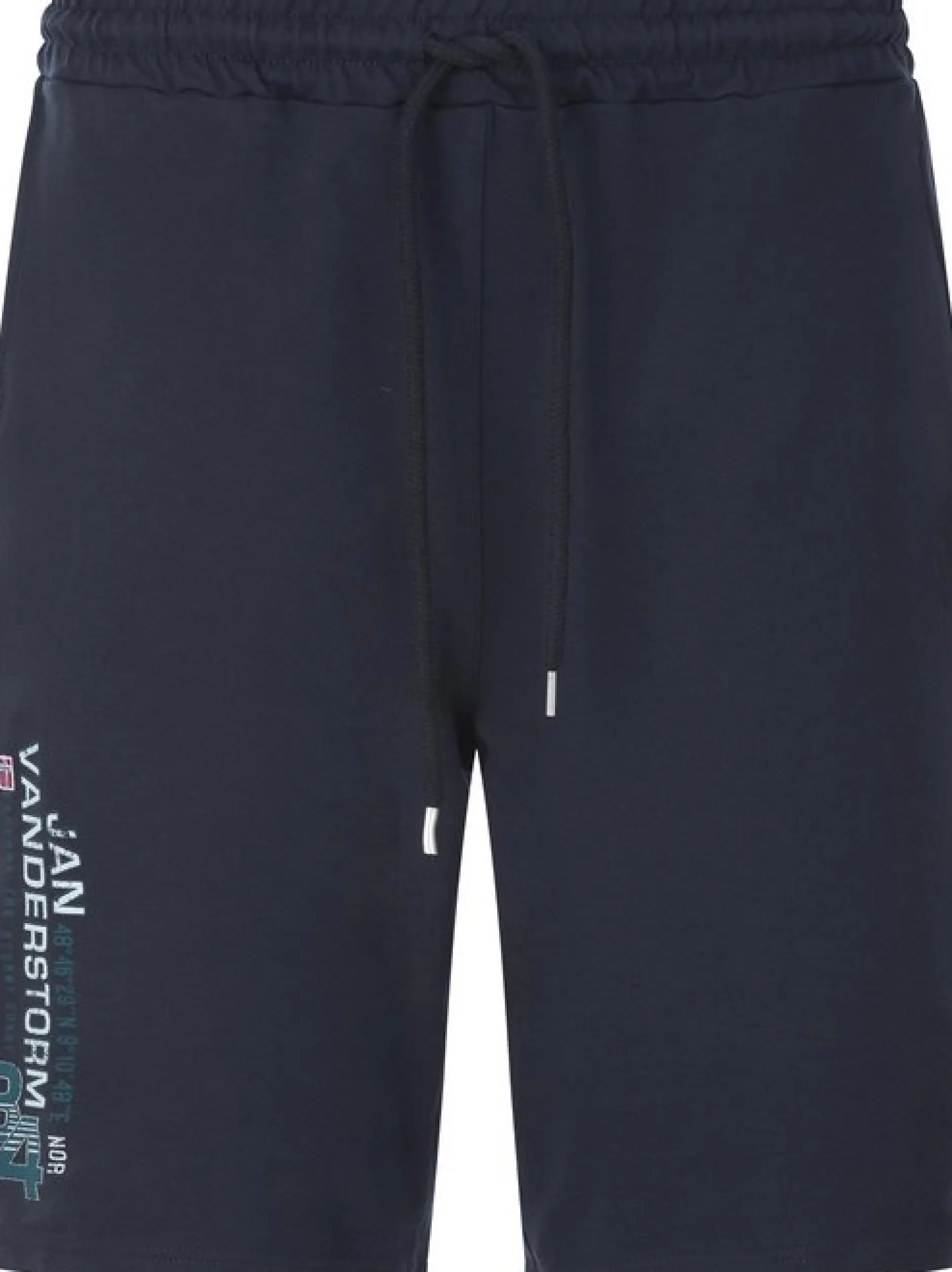 Jan Vanderstorm Herren Sweatbermuda - PERMARSEN in blau