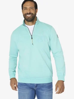 Jan Vanderstorm Herren Sweatshirt - ANSBERT in aqua