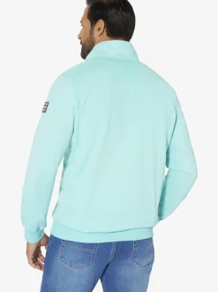 Jan Vanderstorm Herren Sweatshirt - ANSBERT in aqua