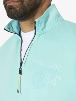 Jan Vanderstorm Herren Sweatshirt - ANSBERT in aqua