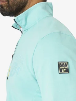 Jan Vanderstorm Herren Sweatshirt - ANSBERT in aqua