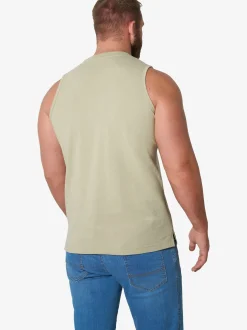 Jan Vanderstorm Herren Tanktops - KEROR im 2er-Pack in oliv blau