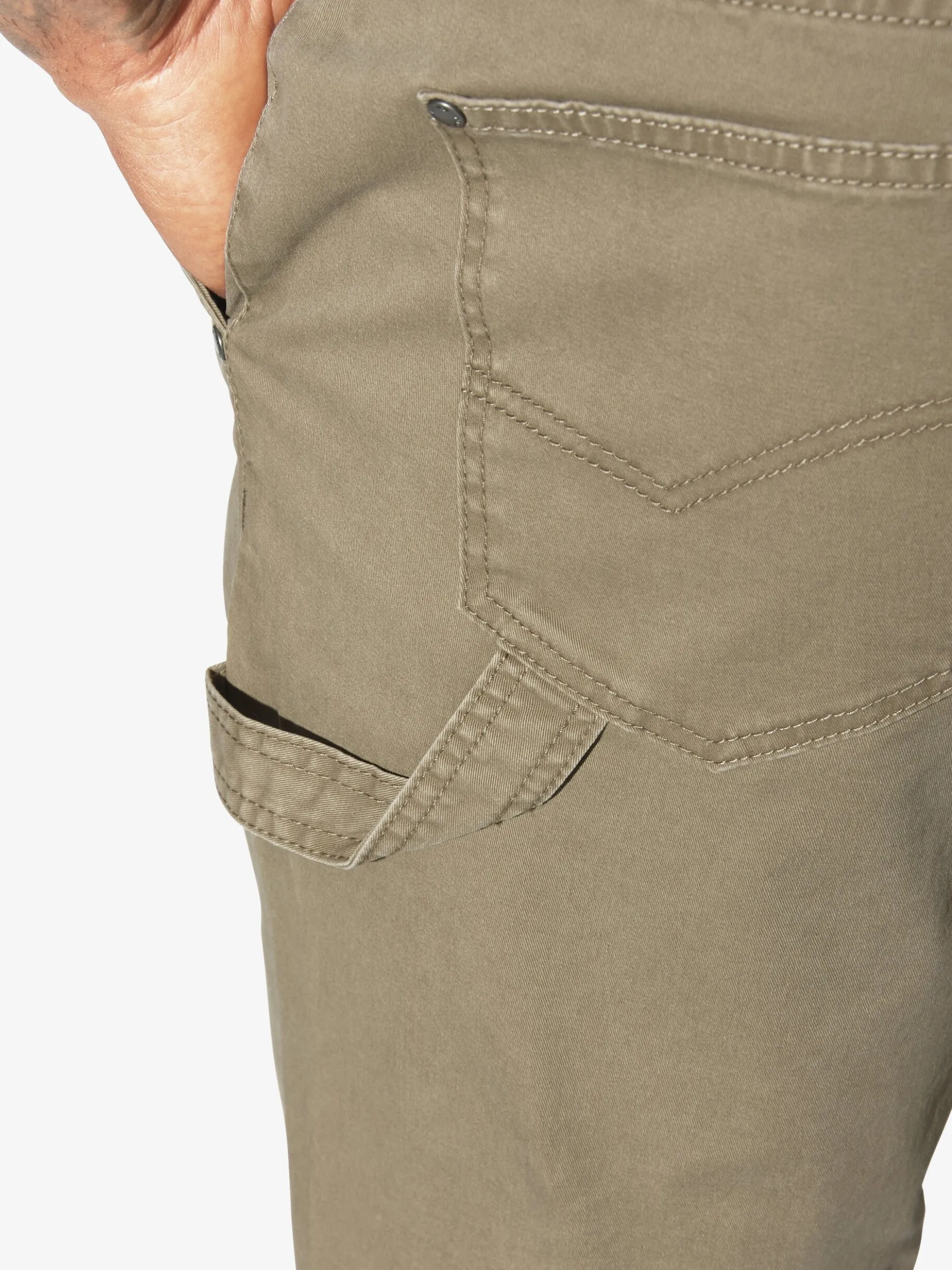 Jan Vanderstorm Herren Tiefbundhose - HELVIK in beige