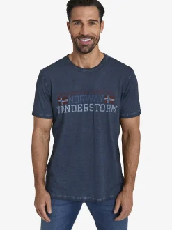 Jan Vanderstorm Herren T-Shirt - DIETHELM in blau