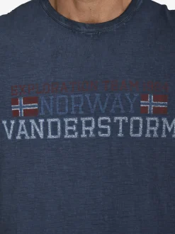 Jan Vanderstorm Herren T-Shirt - DIETHELM in blau
