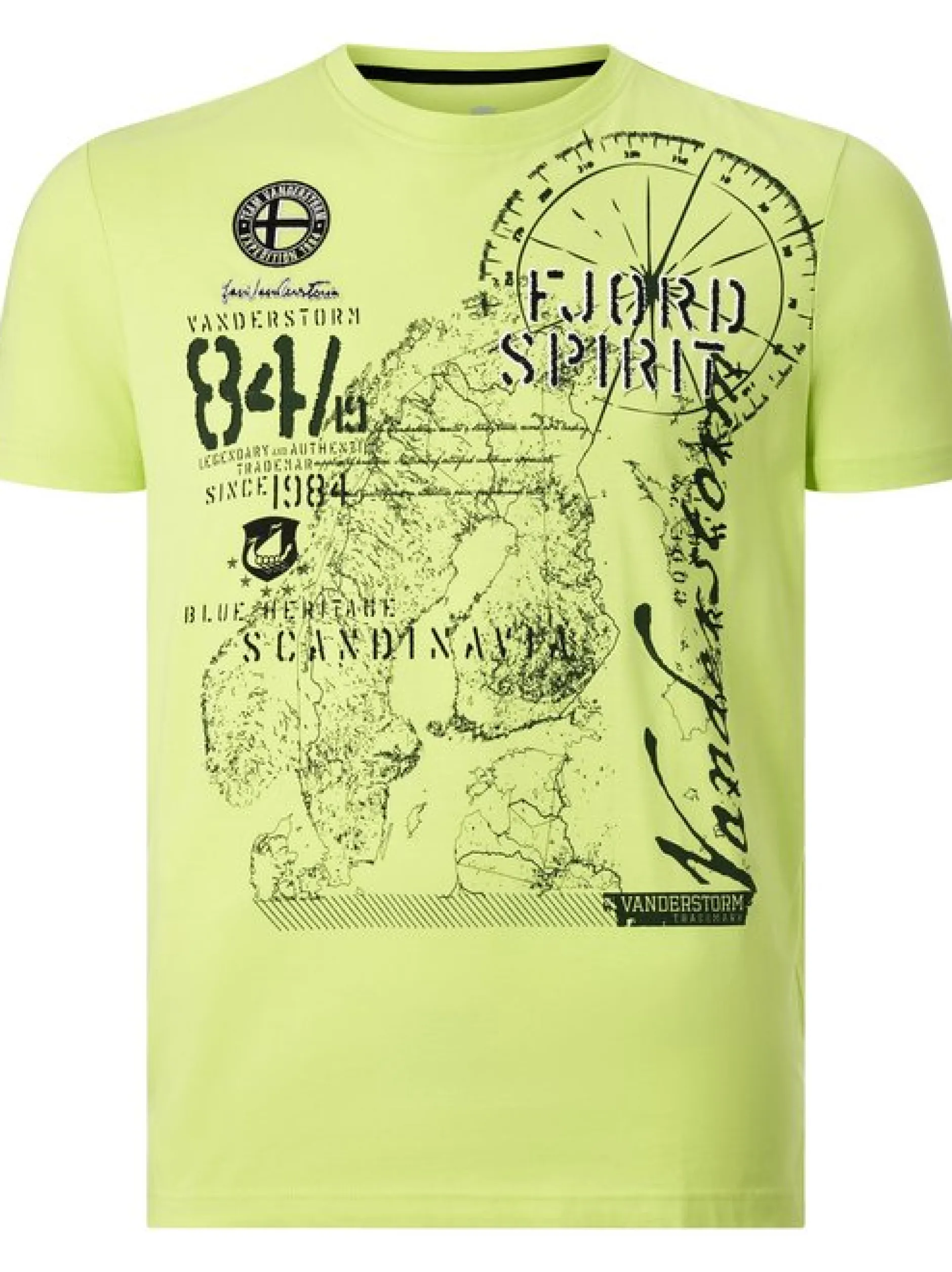 Jan Vanderstorm Herren T-Shirt - DOMINIK in grün