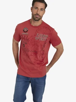 Jan Vanderstorm Herren T-Shirt - DOMINIK in rot