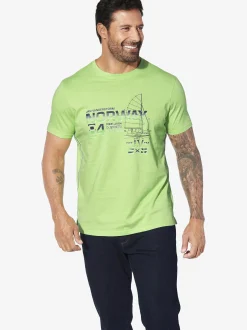 Jan Vanderstorm Herren T-Shirt - EILI in grün