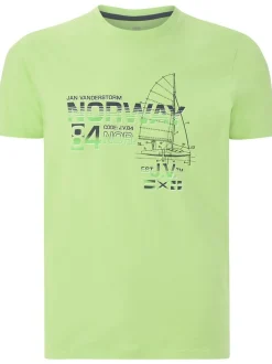 Jan Vanderstorm Herren T-Shirt - EILI in grün