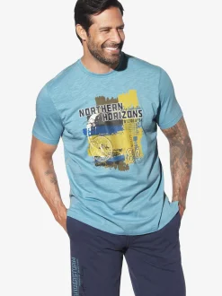 Jan Vanderstorm Herren T-Shirt - NORHEIM in hellblau