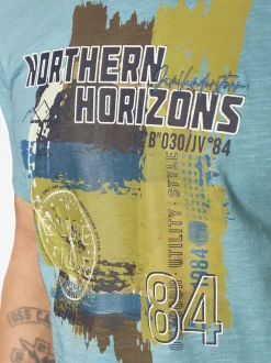 Jan Vanderstorm Herren T-Shirt - NORHEIM in hellblau