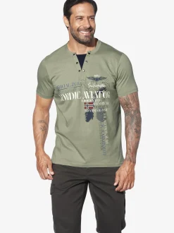 Jan Vanderstorm Herren T-Shirt - ULJAS in oliv