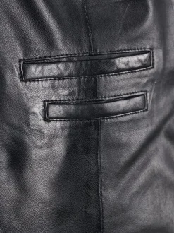 JCC Damen Lederblazer in schwarz
