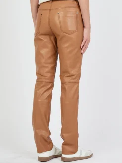 JCC Damen Lederhose in camel