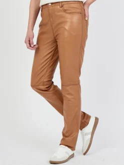 JCC Damen Lederhose in camel