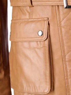 JCC Damen Lederjacke in cognac