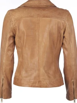JCC Damen Lederjacke in cognac