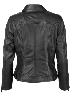JCC Damen Lederjacke in schwarz