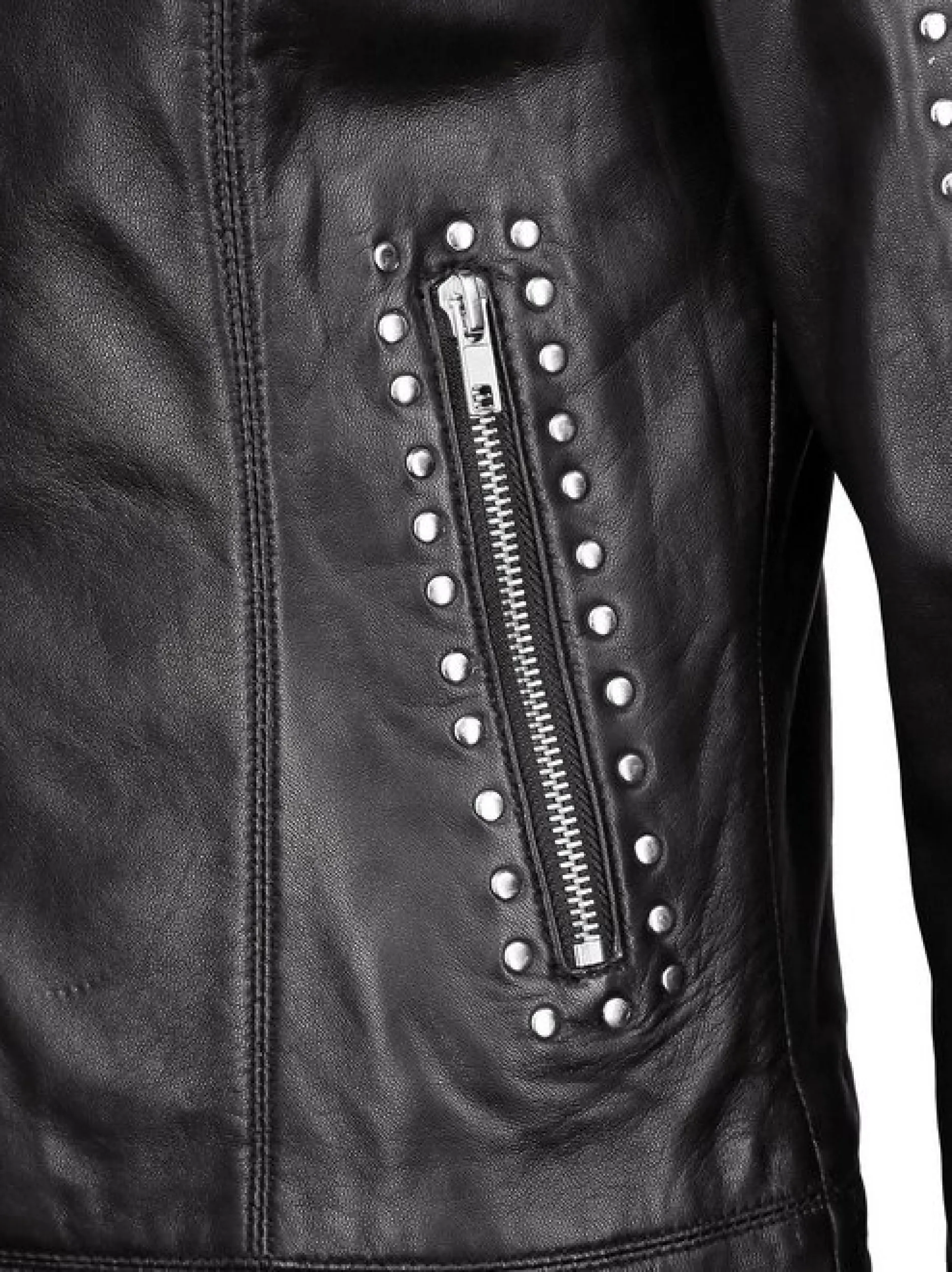 JCC Damen Lederjacke in schwarz