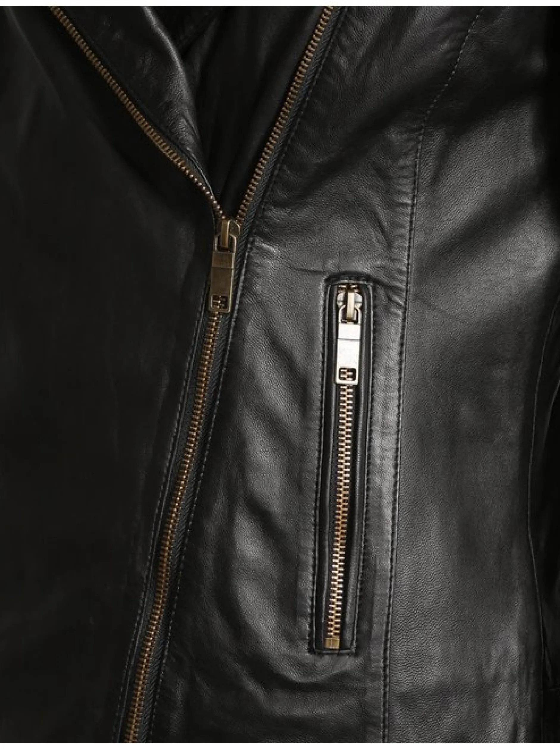 JCC Damen Lederjacke in schwarz