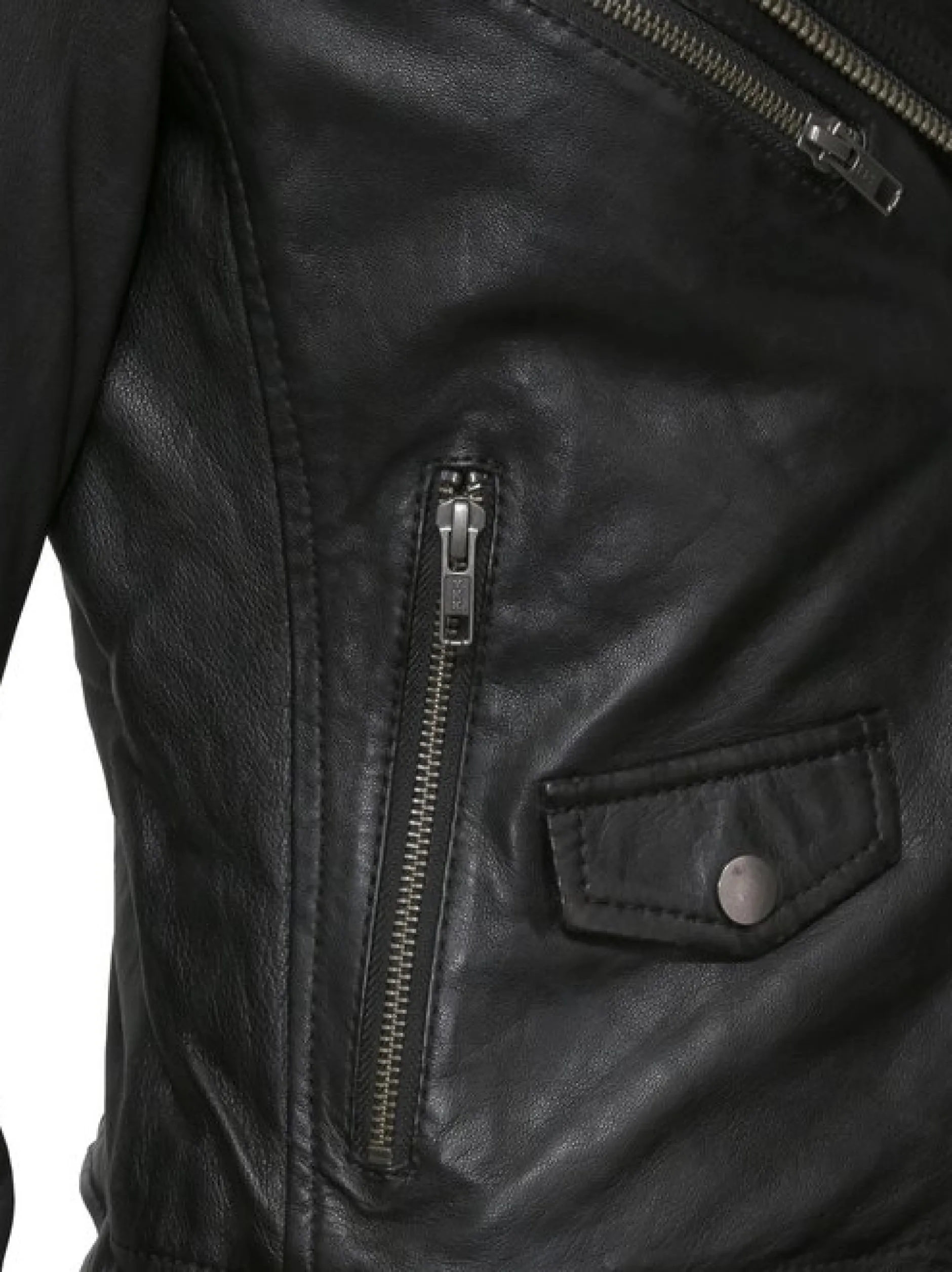 JCC Damen Lederjacke in schwarz