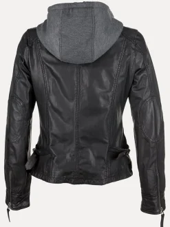 JCC Damen Lederjacke in schwarz