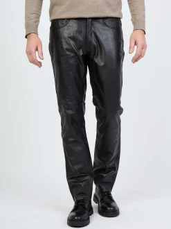 JCC Herren Lederhose in schwarz