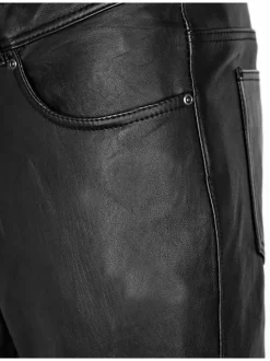 JCC Herren Lederhose in schwarz