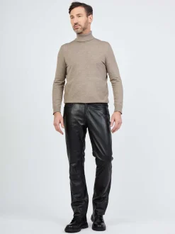 JCC Herren Lederhose in schwarz