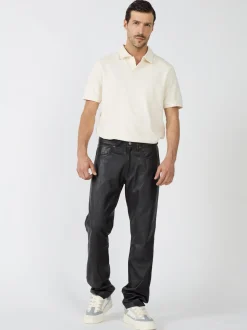 JCC Herren Lederhose in schwarz