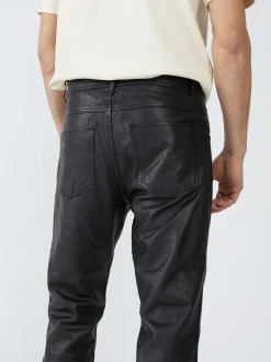 JCC Herren Lederhose in schwarz