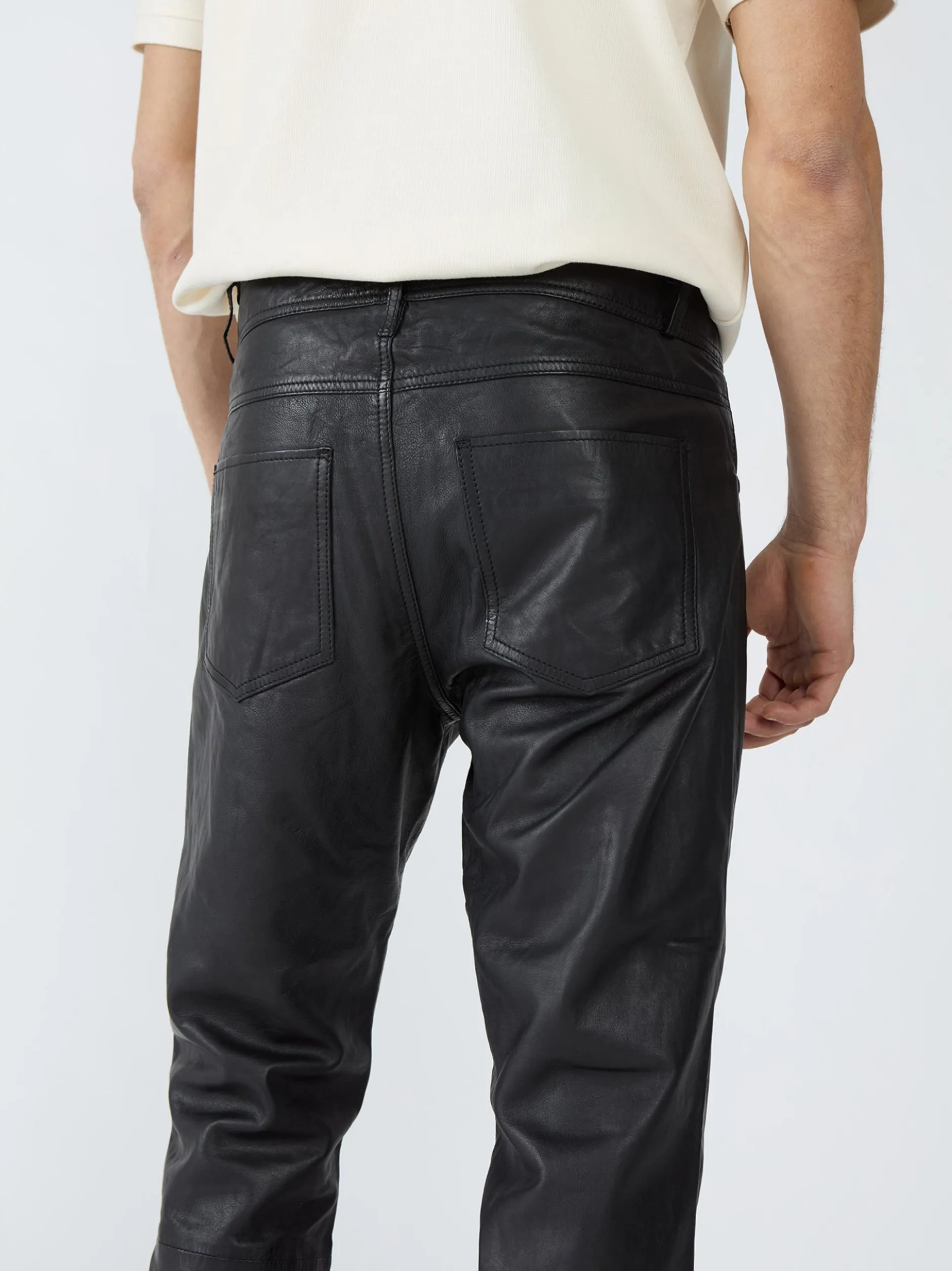 JCC Herren Lederhose in schwarz