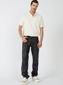 JCC Herren Lederhose in schwarz