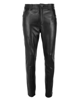 JCC Herren Lederhose in schwarz