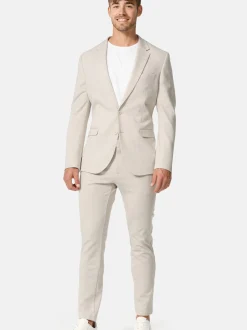 Jeff Herren Anzug 2-Teiler - JFEzra SET in beige sand