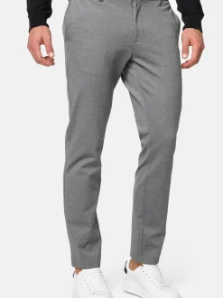 Jeff Herren Chinohose - Burch in grau