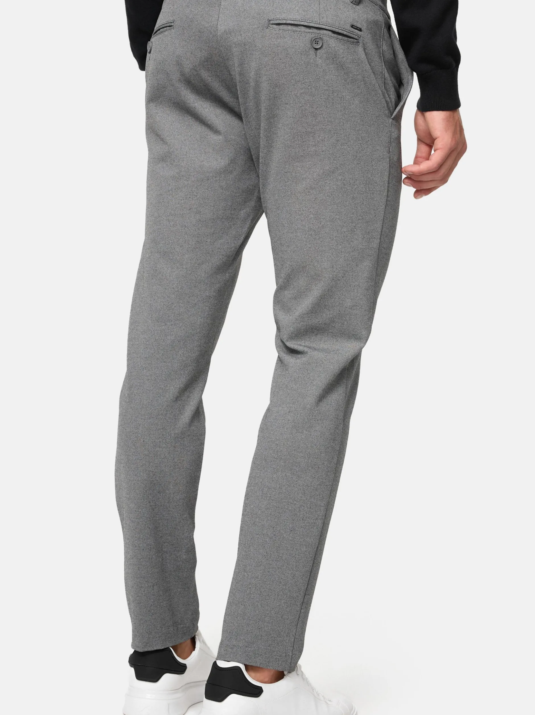 Jeff Herren Chinohose - Burch in grau